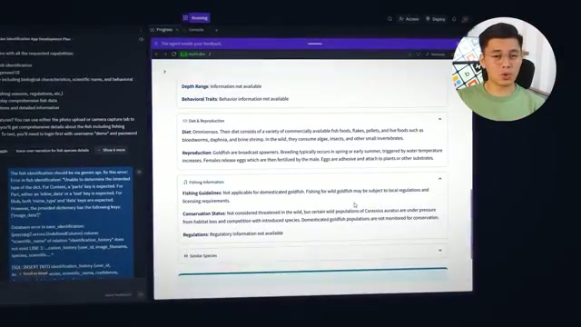 Изображение процесса идентификации рыб