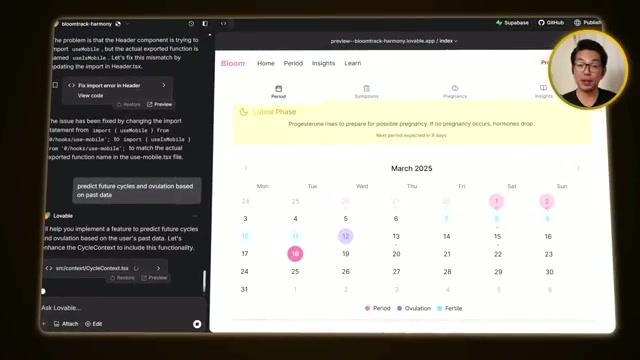 AI tool generating app ideas and designs
